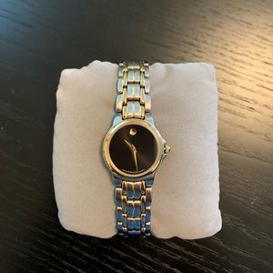 Movado Swiss two tone watch
